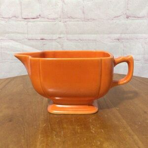 Vintage Homer Laughlin Riviera Red Creamer